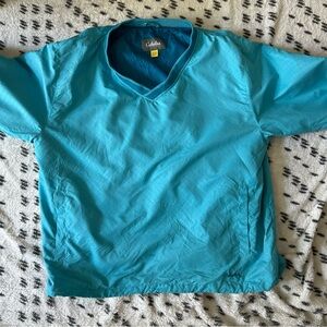 Used XXL Cabela’s Light Blue Nylon Pullover